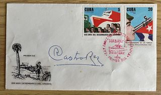 SPD Cuba 1986 firmado por Raúl Castro