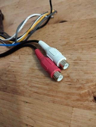 Adaptador RCA coche car audio