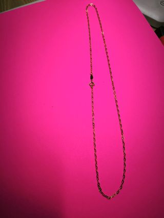 Cadena laminada en oro 14klts.
