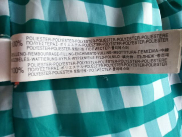 Chaqueta acolchada con capucha Lefties t. M verde