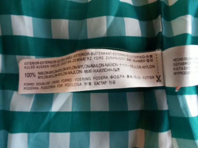 Chaqueta acolchada con capucha Lefties t. M verde