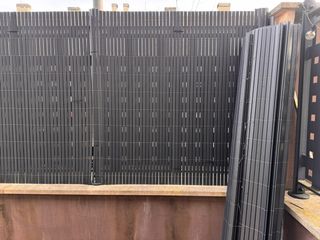 Cañizo de PVC gris oscuro