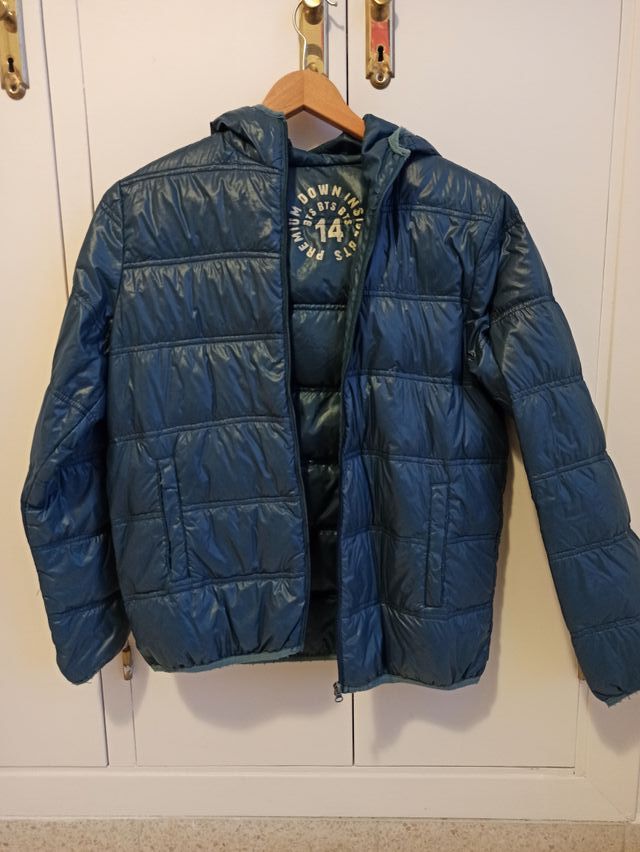 Chaqueta relleno plumón Inside azul añil mujer