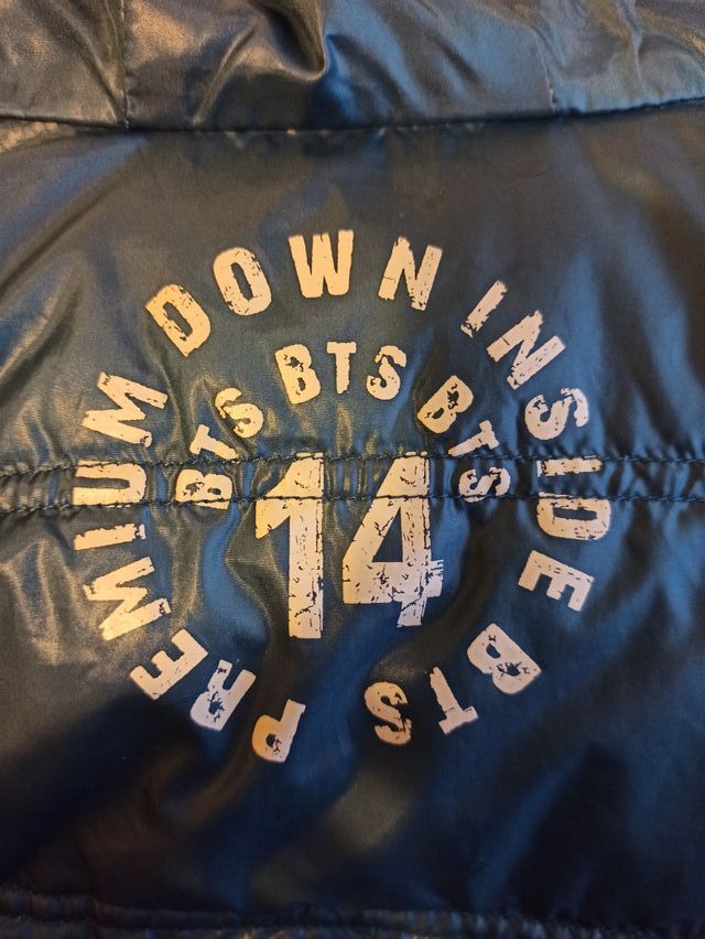 Chaqueta relleno plumón Inside azul añil mujer