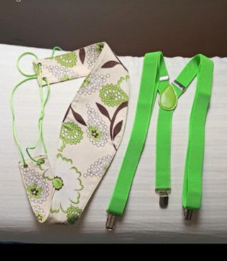 Fajín y tirantes flamencos de niño