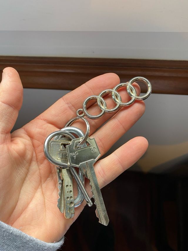 Llavero audi coche llaves