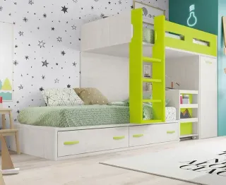 LITERA CON ESCRITORIO F218