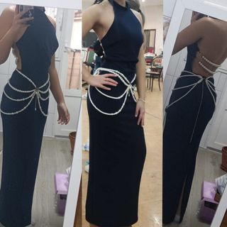 Vestido espalda descubierta
