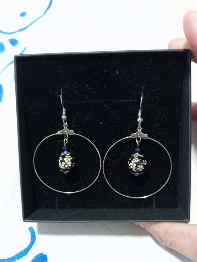 Pendientes de cristal