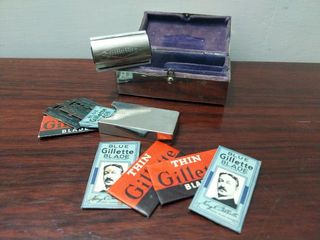 Rasoio di sicurezza Gillette + lamette inizio '900