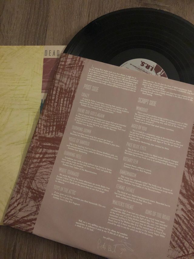 R.E.M. Dead Letter Office vinile