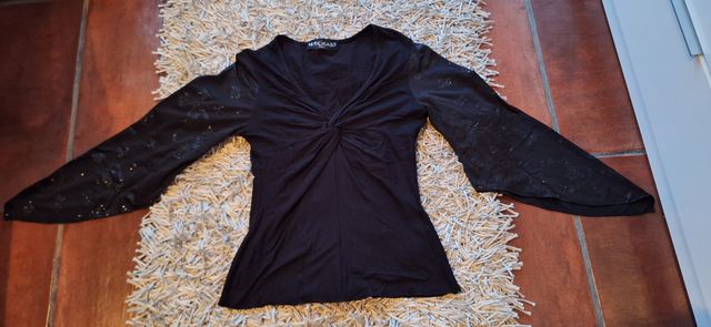 Jersey con mangas transparentes