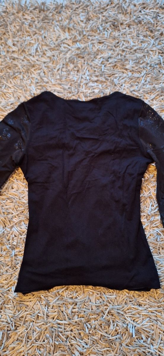 Jersey con mangas transparentes