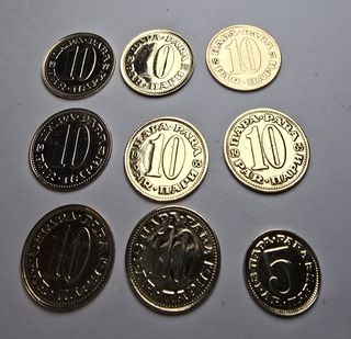 22 Monete Jugoslavia