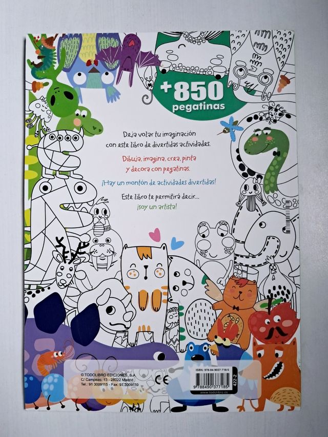 Dibuja, imagina, crea y colorea