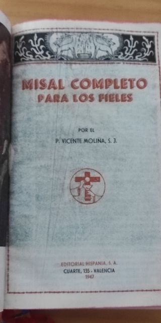 Misal completo para los fieles