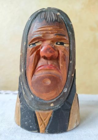 Antico oggetto in legno portadocumenti