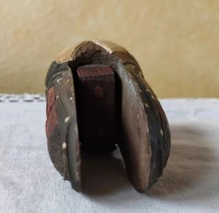 Antico oggetto in legno portadocumenti