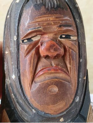 Antico oggetto in legno portadocumenti