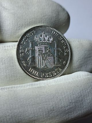 1 PESETA 1896 *18 *99 BELLA CASI SIN CIRCULAR E264