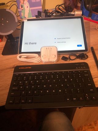 Tablet Android con teclado independiente