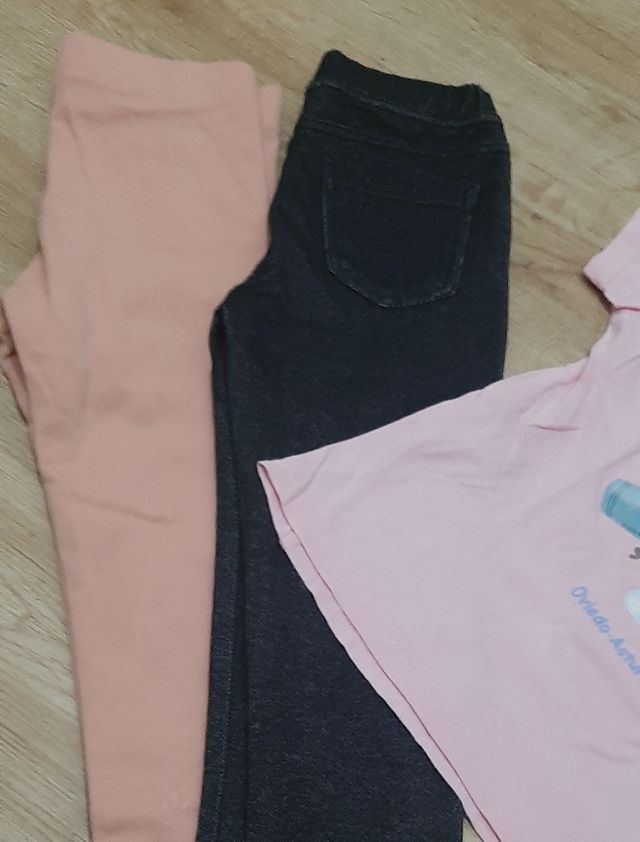LOTE ROPA NIÑA
2 leggings de otoño/invierno + cami