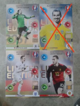 Cromos Adrenalyn EURO 2016 Edición Limitada 