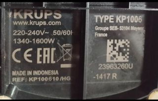 Cafetera krups Piccolo 