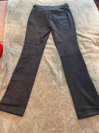 Pantalón de piel Adolfo Domínguez Talla 36  Vegano