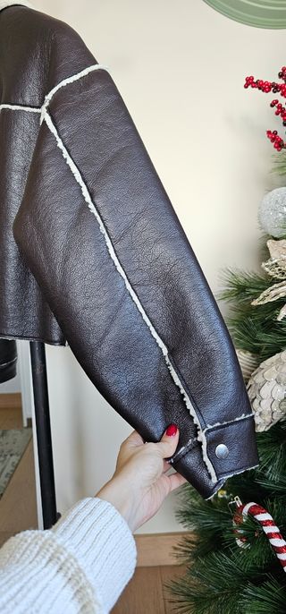 Cazadora polipiel borreguillo