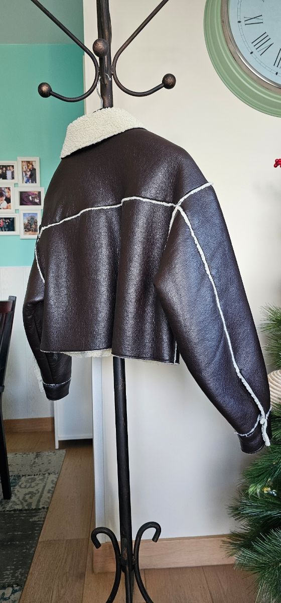 Cazadora polipiel borreguillo