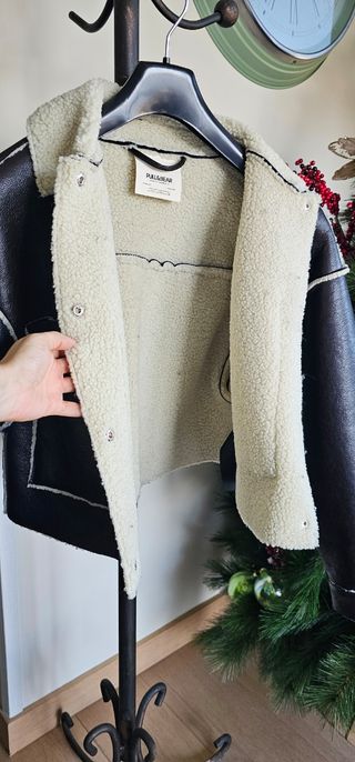 Cazadora polipiel borreguillo