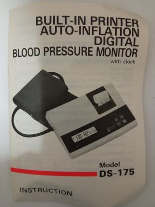 Tensiómetro digital. Mod.DS-175