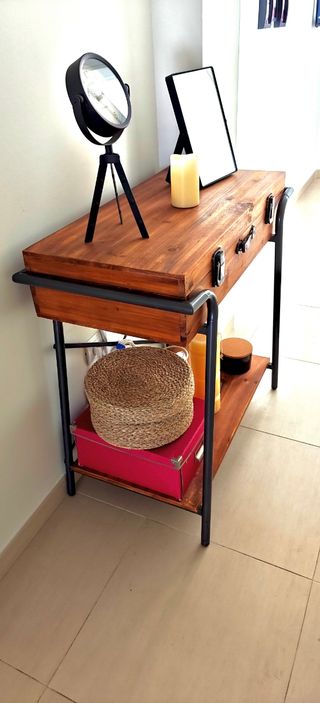 Mesa consola maleta