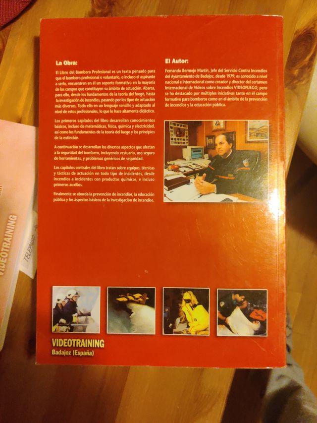 El libro del bombero profesional y cuestionario