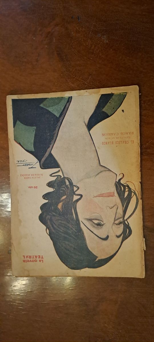 Libretos de teatro antiguos años 20