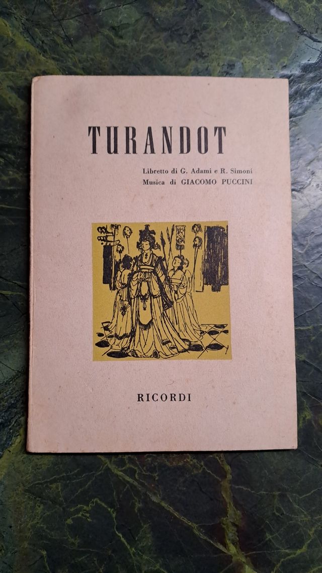 Turandot - libretto da teatro