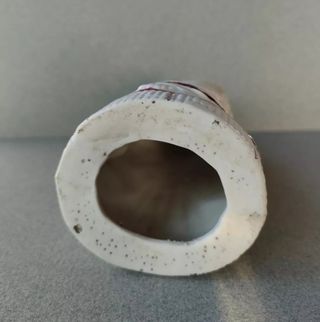 Antico angelo in biscuit lucido