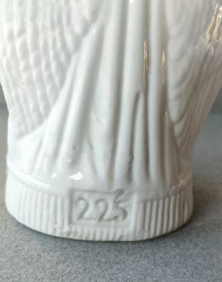 Antico angelo in biscuit lucido