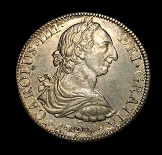 8 reales Carlos III 1790 MÉXICO 