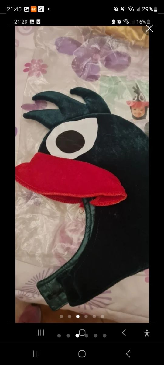 Disfraz para  niños de pato