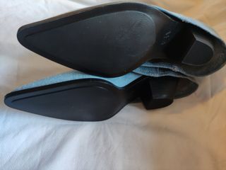 Zara botines de tejidos cowboy 