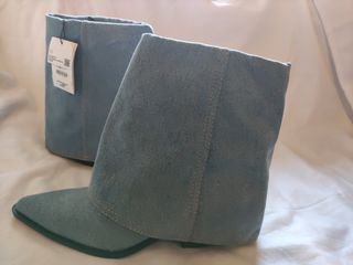 Zara botines de tejidos cowboy 