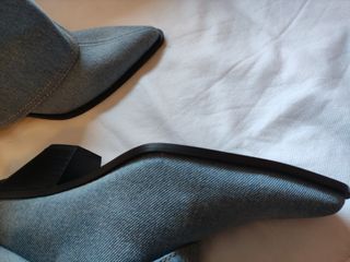 Zara botines de tejidos cowboy 