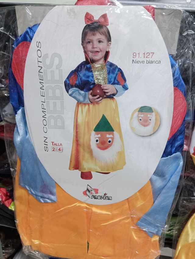 Disfraz T 2-6 Blancanieves