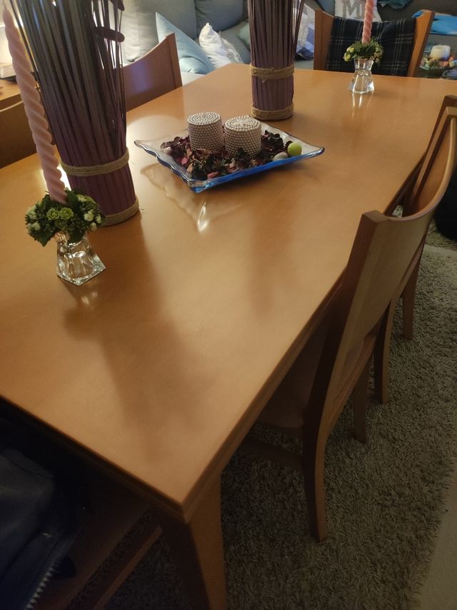 Salón. Muebles de salón madera haya