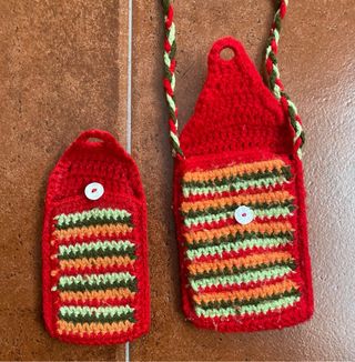 Bolsas hechas a ganchillo