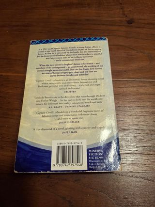 Captain Corelli's Mandolin by Louis de Bernières