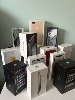 Conjunto caixas iphones