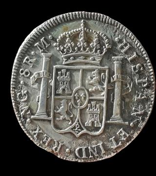 8 reales Carlos IIII 1803 N. Guatemala